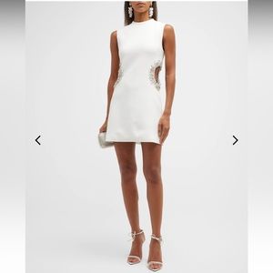 A.L.C. Skye crystal-embellished cutout cady mini dress!